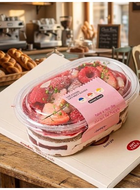 Oval Shape Dessert Box